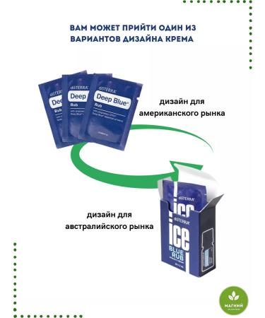 doTERRA DEEP BLUE cream is warming sample 3 sachets - Buy Online on GoSupps.com