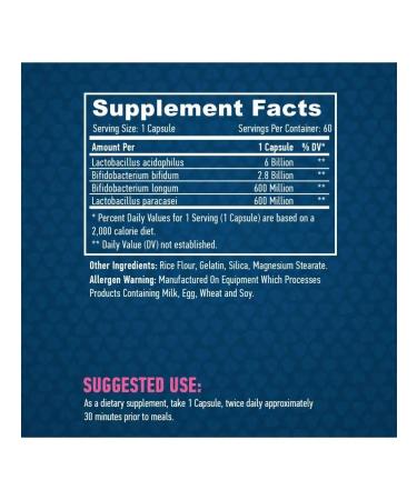 Haya Labs Probiotic 10 Billion Acidophilus 30 capsules - Buy Online on GoSupps.com