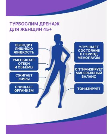 Evalar Turboschem drainage for women 45+ 100 ml - Buy Online on GoSupps.com