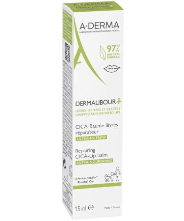 A-derma Restoring moisturizing lip balm dermalibour+ - Buy Online on GoSupps.com