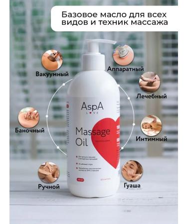 AspA Love Massage oil for vacuum massage of the endosphere 500 ml - Buy Online on GoSupps.com