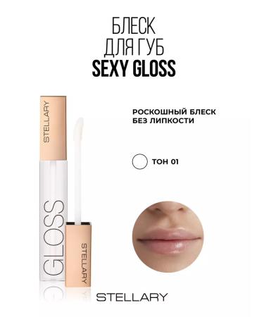 Stellary Shine for lip enforcement transparent moisturizing tone 01