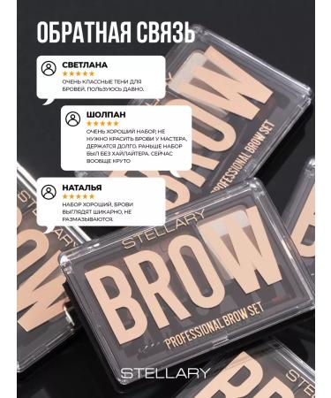 Stellary Shadows highlighter and eyebrow wax set 01 - Buy Online on GoSupps.com