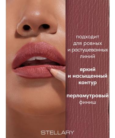 Stellary Lip pencil nude matte lipliner tone 04 - Buy Online on GoSupps.com