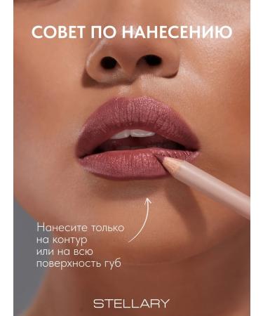 Stellary Lip pencil nude matte lipliner tone 04 - Buy Online on GoSupps.com