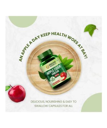 Himalayan Organics Apple vinegar (Apple Cider Vinegar) 90 caps. (500 mg.) - Buy Online on GoSupps.com