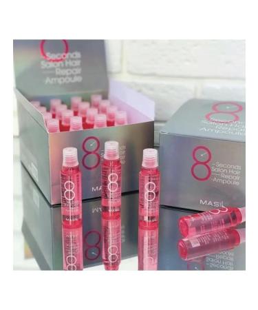 MASIL Restoring hair ampoule 8 Seconds (5 pcs) ml - Buy Online on GoSupps.com