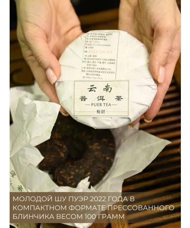 Chai Qi Chinese tea Puer Shu "Chi" (2 pcs 100 g) - Buy Online on GoSupps.com
