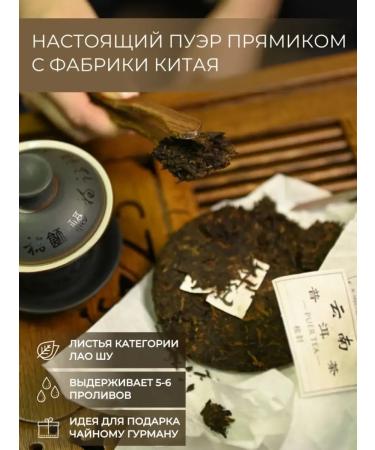 Chai Qi Chinese tea Puer Shu "Chi" (2 pcs 100 g) - Buy Online on GoSupps.com