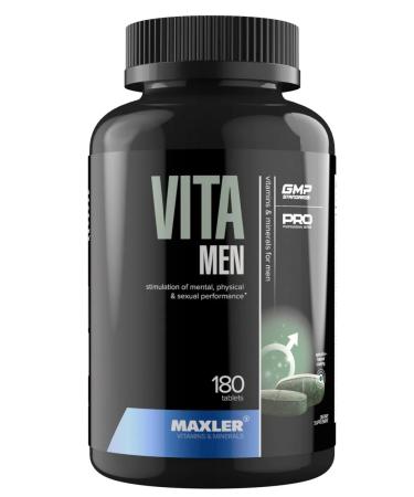 maxler Vitamins for men Vita Men complex 180 tab - Buy Online on GoSupps.com