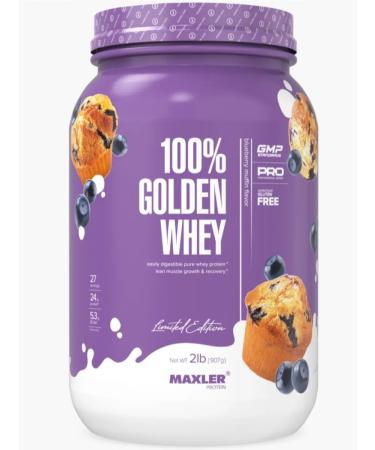 maxler Serum protein 100% Golden Whey for muscle growth 907 g - Buy Online on GoSupps.com