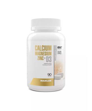 maxler Minerals Calcium Magnesium Zinc+D3 90 pcs
