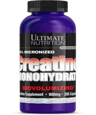 Ultimate Nutrition Creatine Monohydrate Creatine Monohydrate 200 capsules - Buy Online on GoSupps.com
