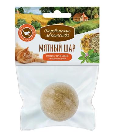 Country delicacies Mint ball for cats "calendula+licorice root" - Buy Online on GoSupps.com