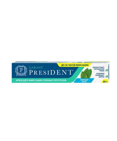 PRESIDENT Cream for fixing dentures Garant 20g mint