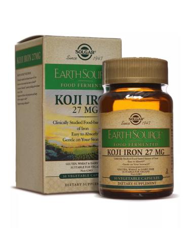 Solgar Iron 27 mg 30 pcs - Buy Online on GoSupps.com