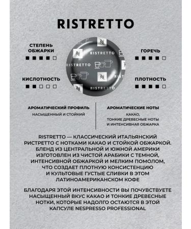 Nespresso Professional Professional coffee capsules Ristretto (50 pcs) - Buy Online on GoSupps.com