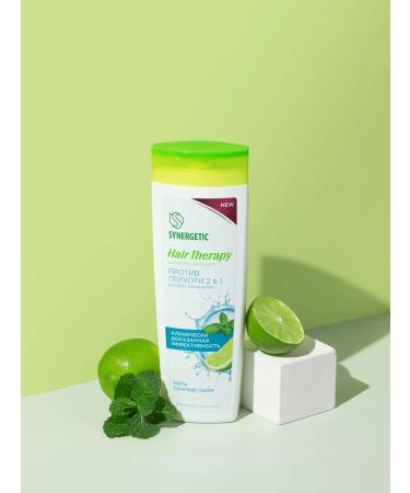 SYNERGETIC Shampoo Balm against dandruff 2v1 Hair Therapy 400ml - Buy Online on GoSupps.com