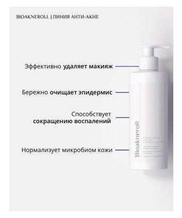 Bioakneroll Cleaning gel for problem skin 250 ml - Buy Online on GoSupps.com
