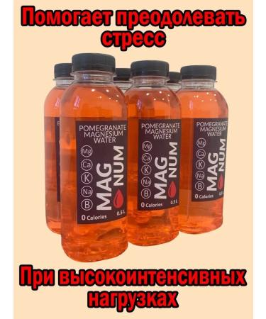 MAGNUMWATER Magnesium. Liquid. Drinks. 6 pieces - Buy Online on GoSupps.com