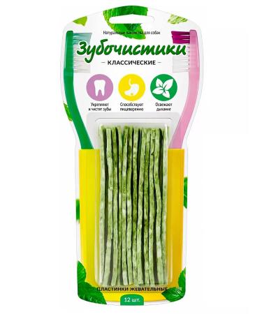 Toothpicks Classic chewing plates for dogs 12 pcs 72 g