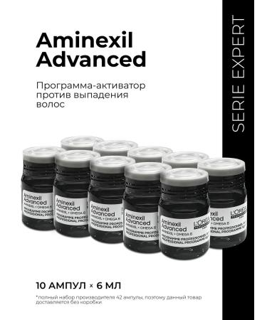 L'Oreal Professionnel Aminexil Advanced Lotion from hair loss 10x6 ml