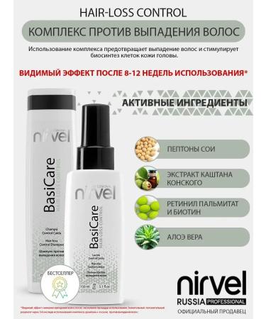 Nirvel Hair Loss Control Shampoo+hair loss