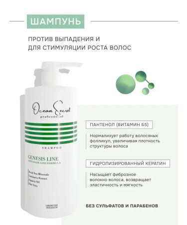 Ocean Secret Elite shampoo and air conditioner for hair growth 2000 ml - Buy Online on GoSupps.com