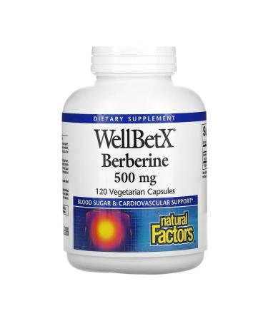 Natural Factors Berberin 500 mg 120 vegetarian capsules