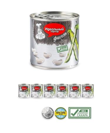 The Perfect Side Dish Belaya beans without sugar 6 pcs 425 ml - Buy Online on GoSupps.com