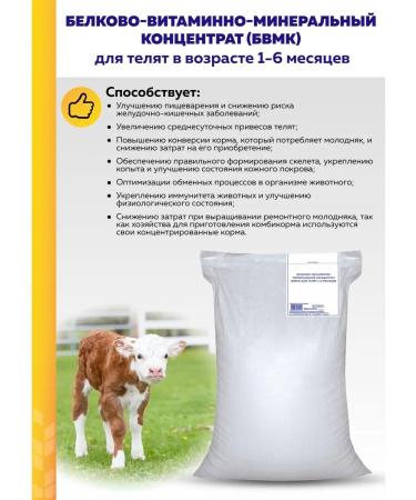 Felucen Protein-vitamins-minerals concentrate for calves 1-6 months. 25 kg - Buy Online on GoSupps.com