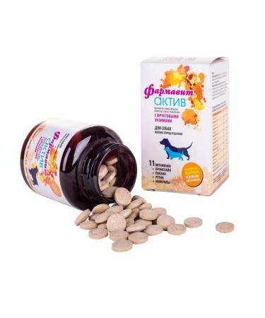 Farmavit Active Vitamins for small dogs and puppies - Buy Online on GoSupps.com