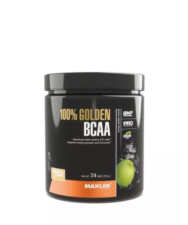maxler 100% Golden BCAA 210g green apple