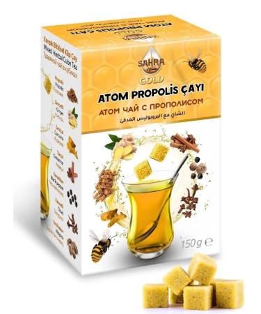 SAHRA GOLD Natural Turkish tea with propolis atom atom 150g - Buy Online on GoSupps.com