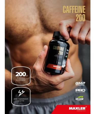 maxler Energetic fat burner Caffeine 200mg 100 pcs - Buy Online on GoSupps.com