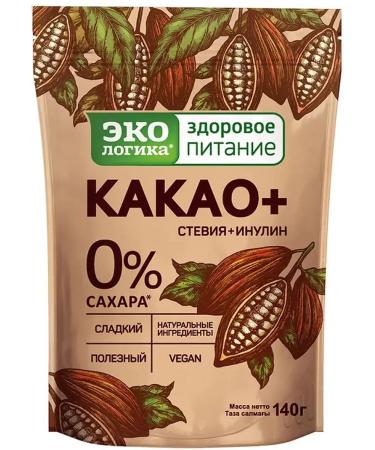 EcoLogic Cocoa plus 140 g (without sugar)