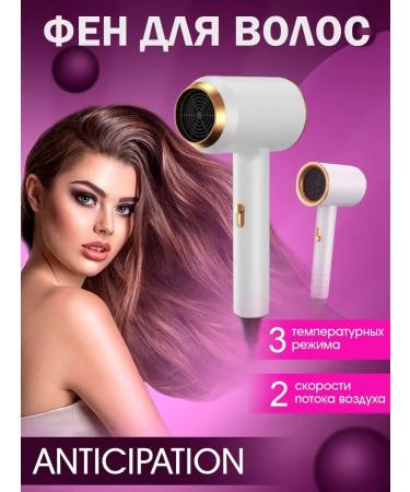 Powerful Hair hair dryer with a styler for styling