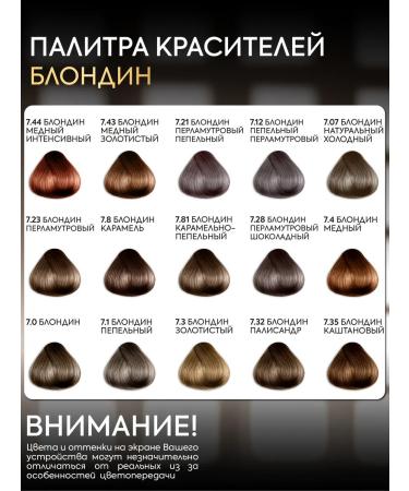 Kapous Hair dye 7.4 Blond copper - Buy Online on GoSupps.com