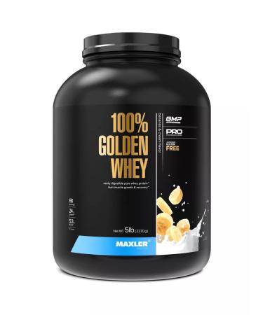 maxler Wastein protein 100% Golden Whey 2270g banana cream
