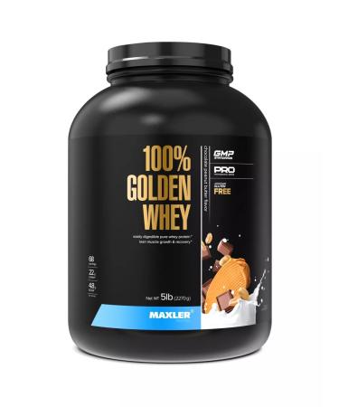 maxler Wastein protein 100% Golden Whey 2270g chocolate peanuts