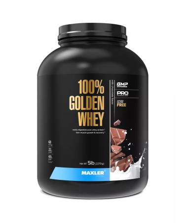 maxler Wastein protein 100% Golden Whey 2270g milk chocolate
