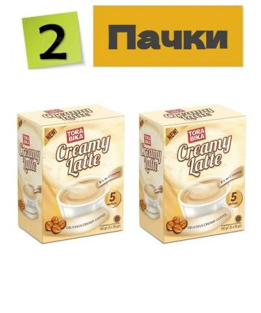 ToraBika Tora Bika Cream Latte 2 packs of 5 pieces
