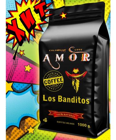 Los Banditos Coffee in grains 1 kg Amor 100% Arabica 1 kg