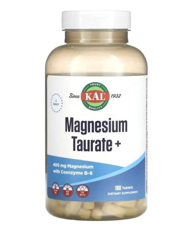 KAL Taurat magnesium 200 mg 180 tablets - Buy Online on GoSupps.com