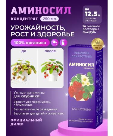 Aminosil Fertilizer for strawberries and strawberries vitamins 250ml