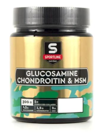 SportLine Nutrition Glucosamine-chondroitin Glucosamine & Chondroitin & MSM 300G - Buy Online on GoSupps.com