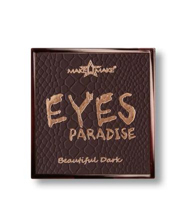 MAKE U MAKE Palette shadows of 9 shades - Beautiful Dark - Buy Online on GoSupps.com