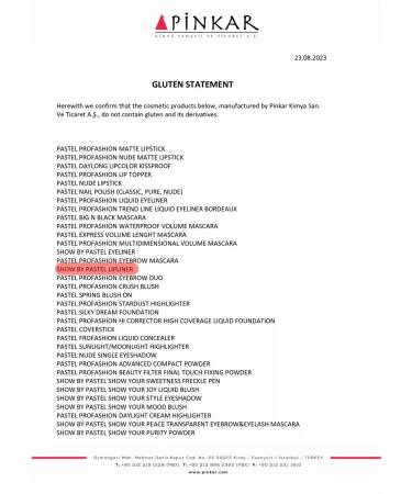 Pastel Cosmetics Cosmetic nude pencil for lips brown freebink - Buy Online on GoSupps.com