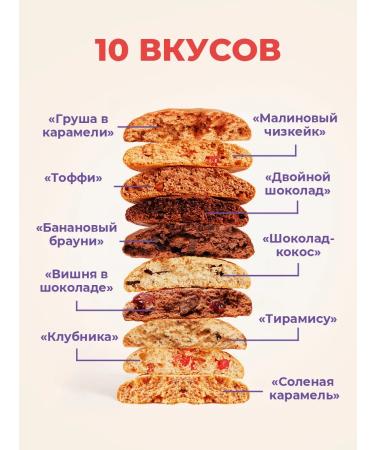 Sporty Protein cookies without sugar assorted top 10 - Buy Online on GoSupps.com