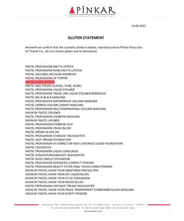 Pastel Cosmetics Nude persistent lipstick for lips cream moisturizer - Buy Online on GoSupps.com